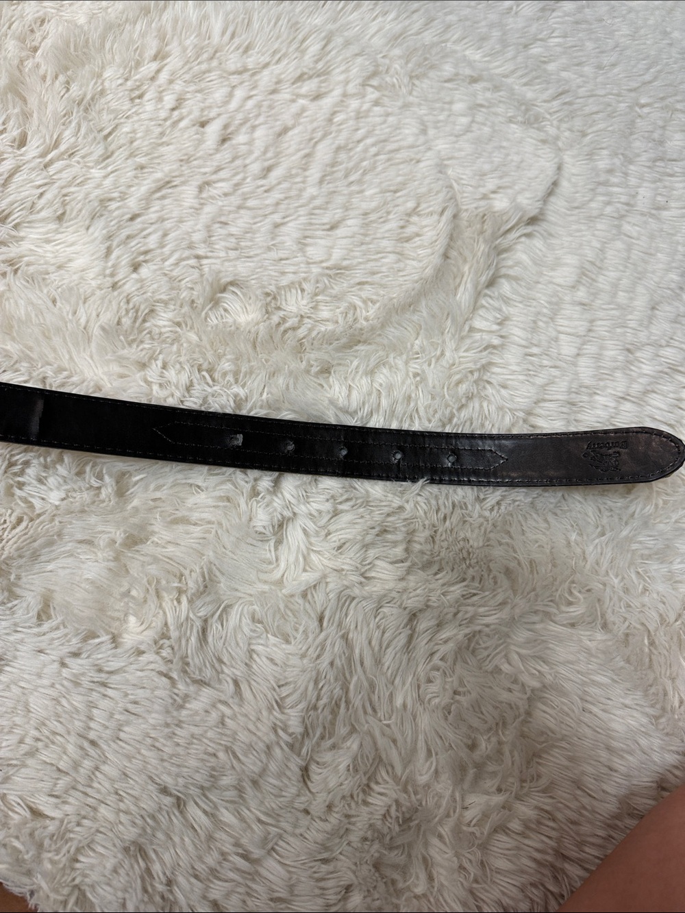 Burberry Classic Plaid Belt with Silver Buckle - Picture 4 of 8